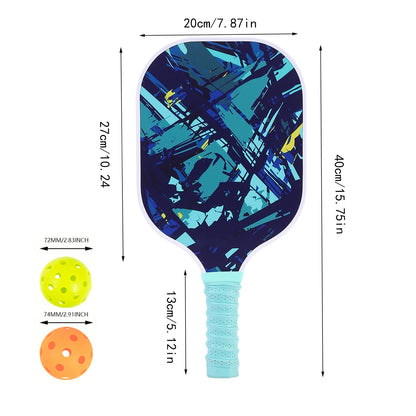 Pickleball Paddle Carbon Fiber USAPA Approved Pickleball Set Sports Outdoor Beach Tennis Racket Cricket Ball